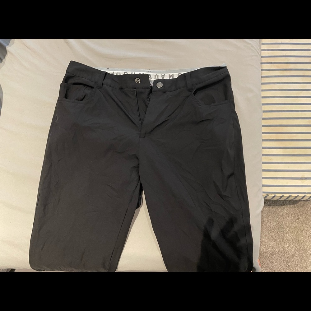 Puma Black Golf Slack Pants.